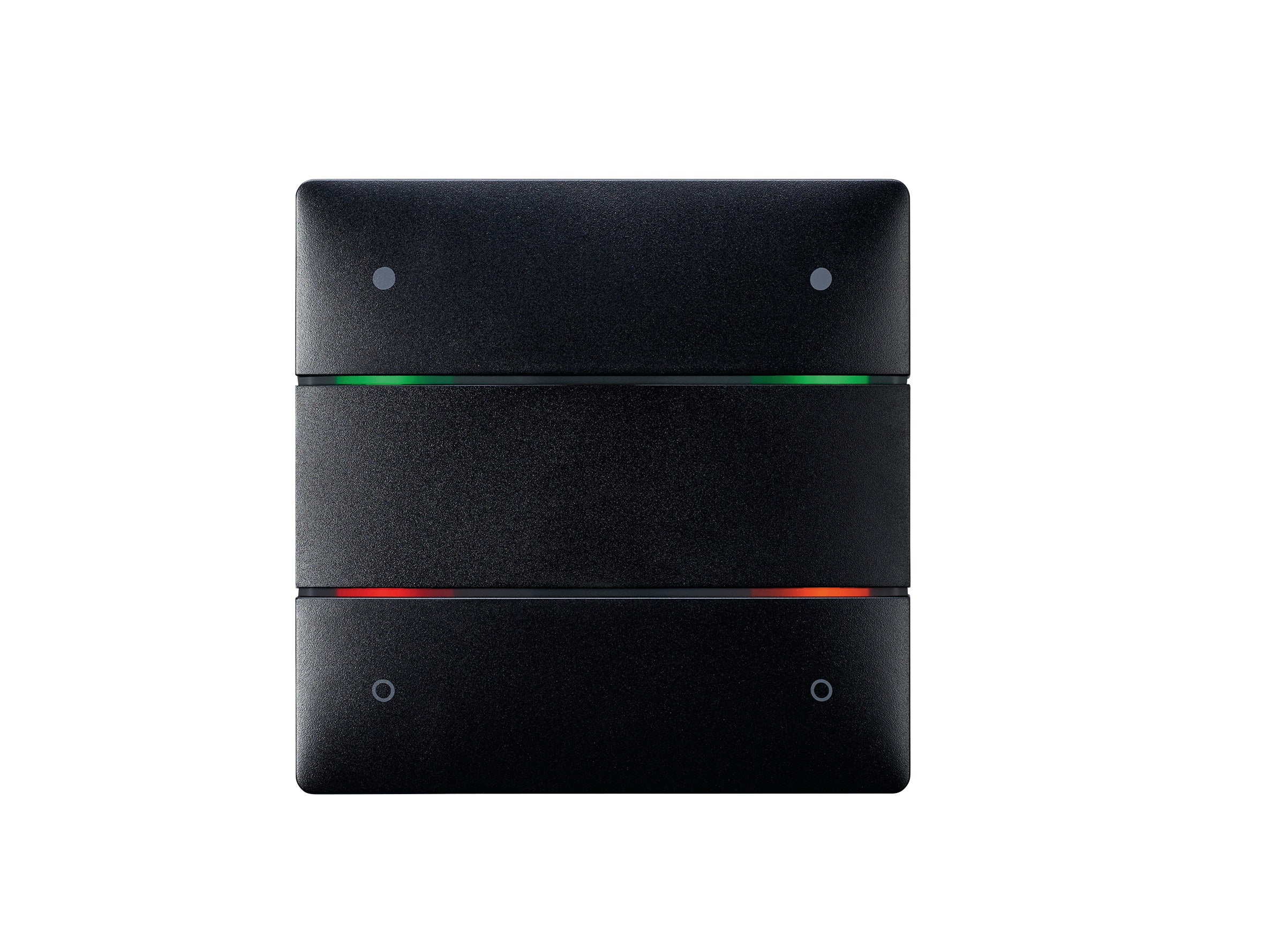 THEBEN KNX-Tastsensor mit 4 Tasten und 4 Status-LEDs, integrierter Temperatursensor, KNX Data Secure, Farbe schwarz THEBEN KNX-Tastsensor mit 4 Tasten und 4 Status-LEDs, integrierter Temperatursensor, KNX Data Secure, Farbe schwarz
